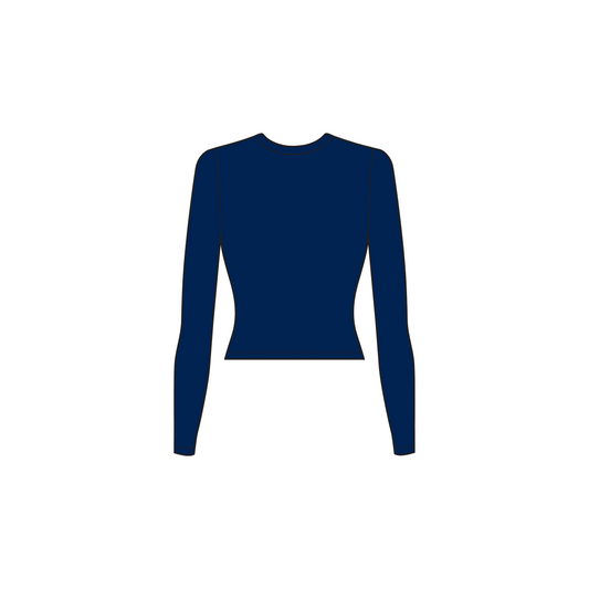 Navy - Signature Ribbed Long Sleeve