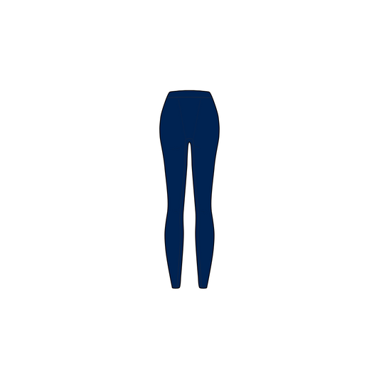 Navy - Signature Ribbed Legging