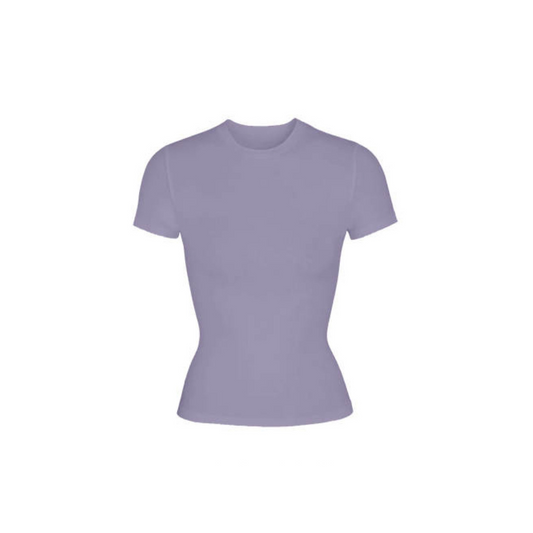 Lilac - Signature Ribbed Short Sleeve