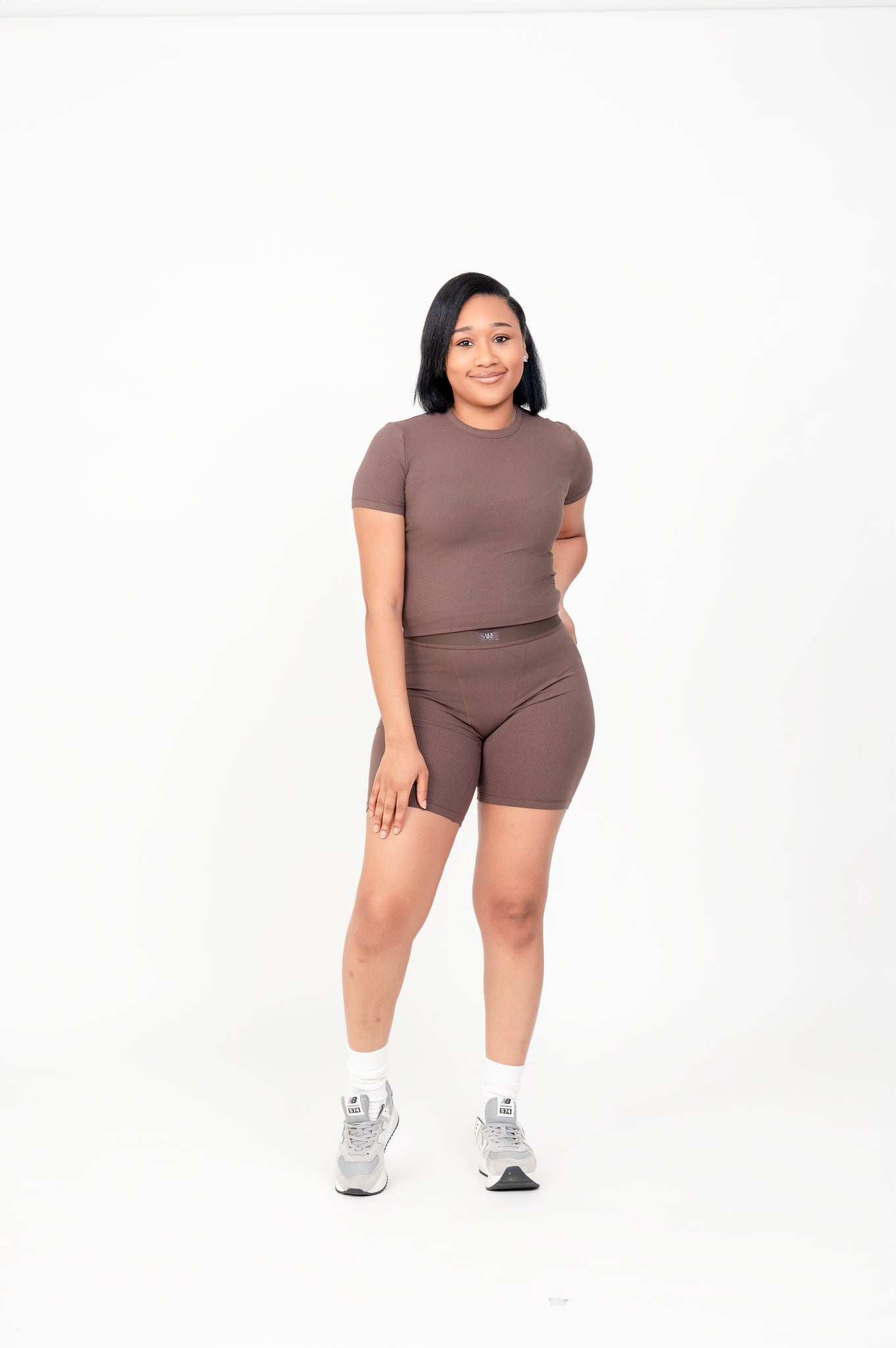 Espresso - Signature Ribbed Boxer Shorts