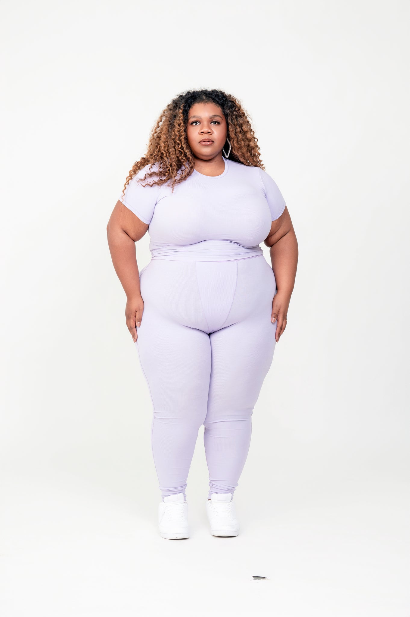 Lilac - Signature Ribbed Short Sleeve