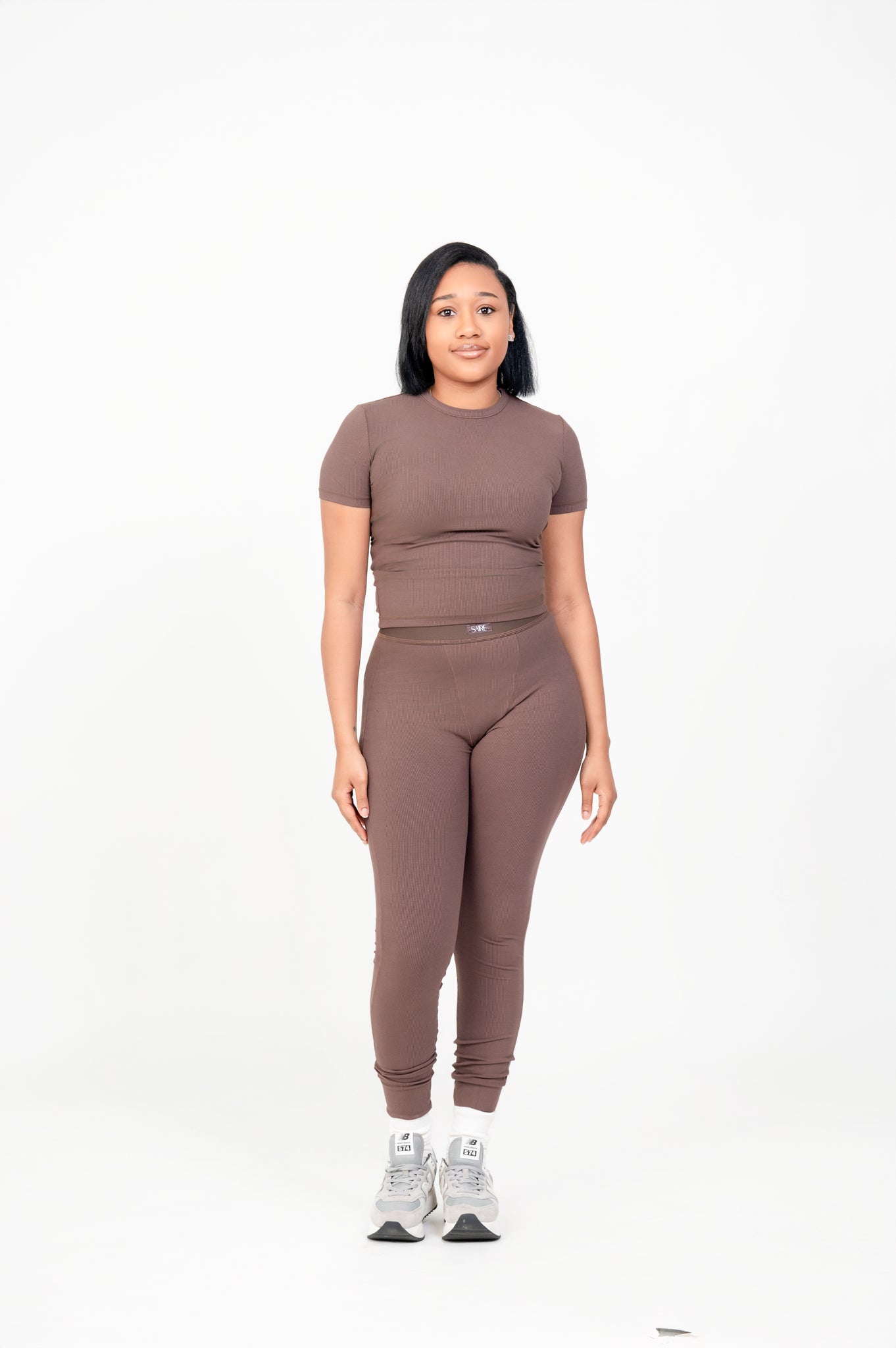 Espresso - Signature Ribbed Short Sleeve