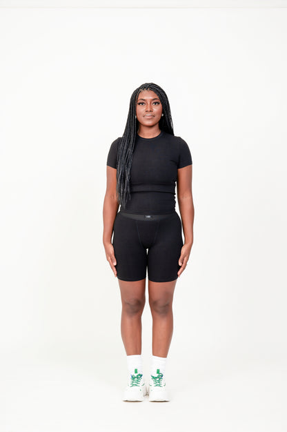 Onyx - Signature Ribbed Boxer Shorts